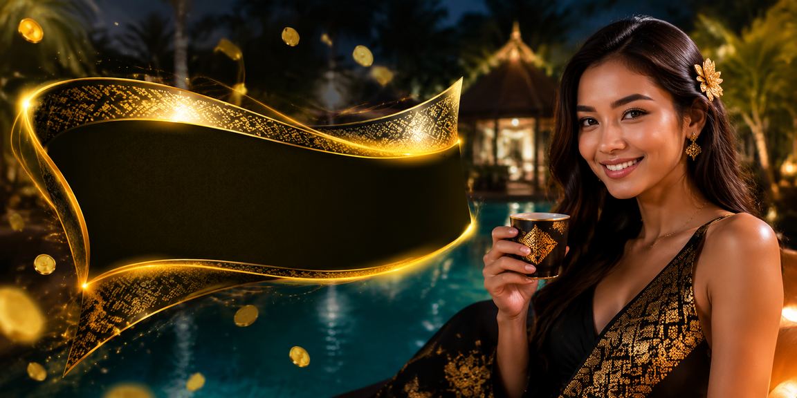Pria Vietnam menikmati taruhan casino online sambil bersantai di kafe modern