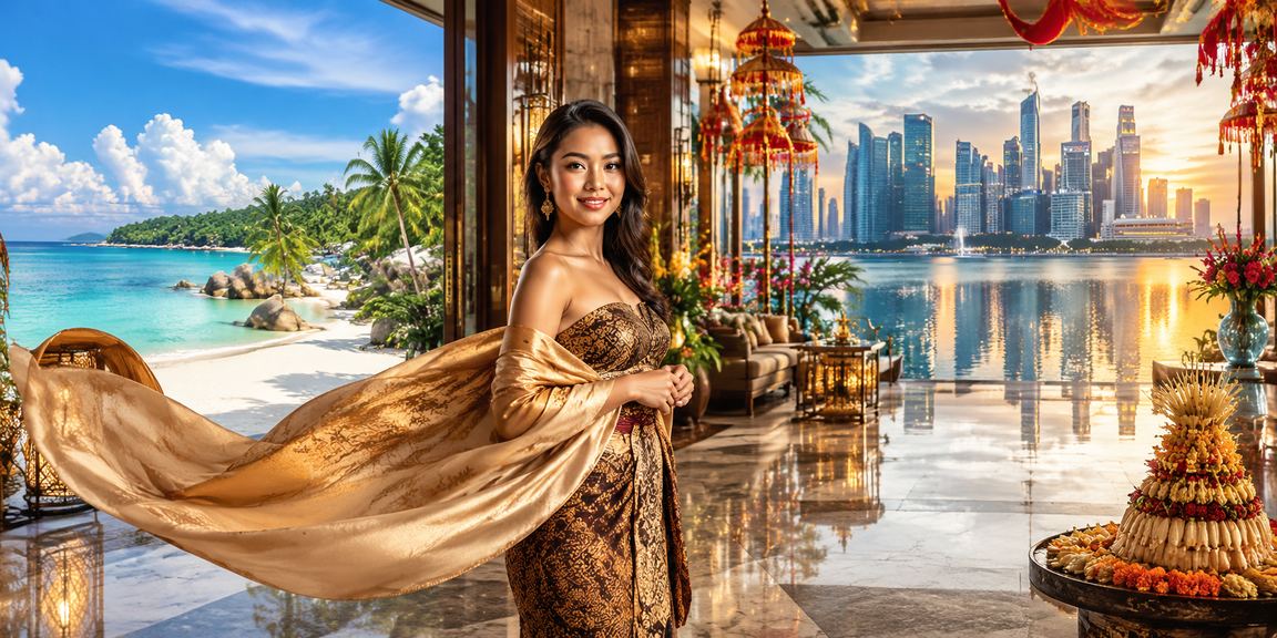 Pemandangan pantai saat taruhan casino di vietnam